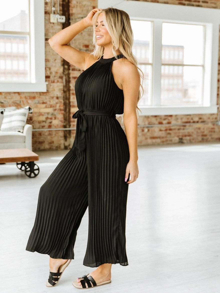 Pretty Please Pleated Jumpsuit Pretty Please Pleated Jumpsuit