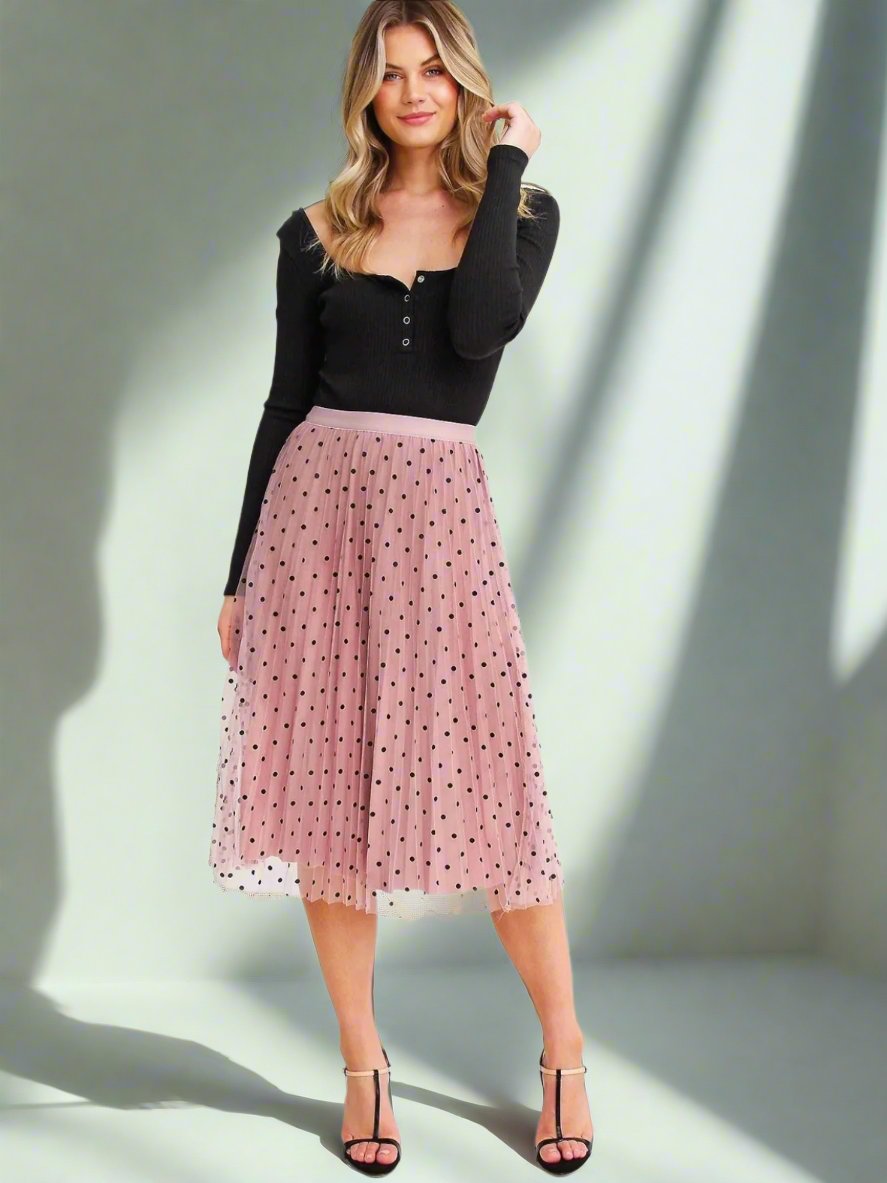 Mixed In Pink Reversible Skirt