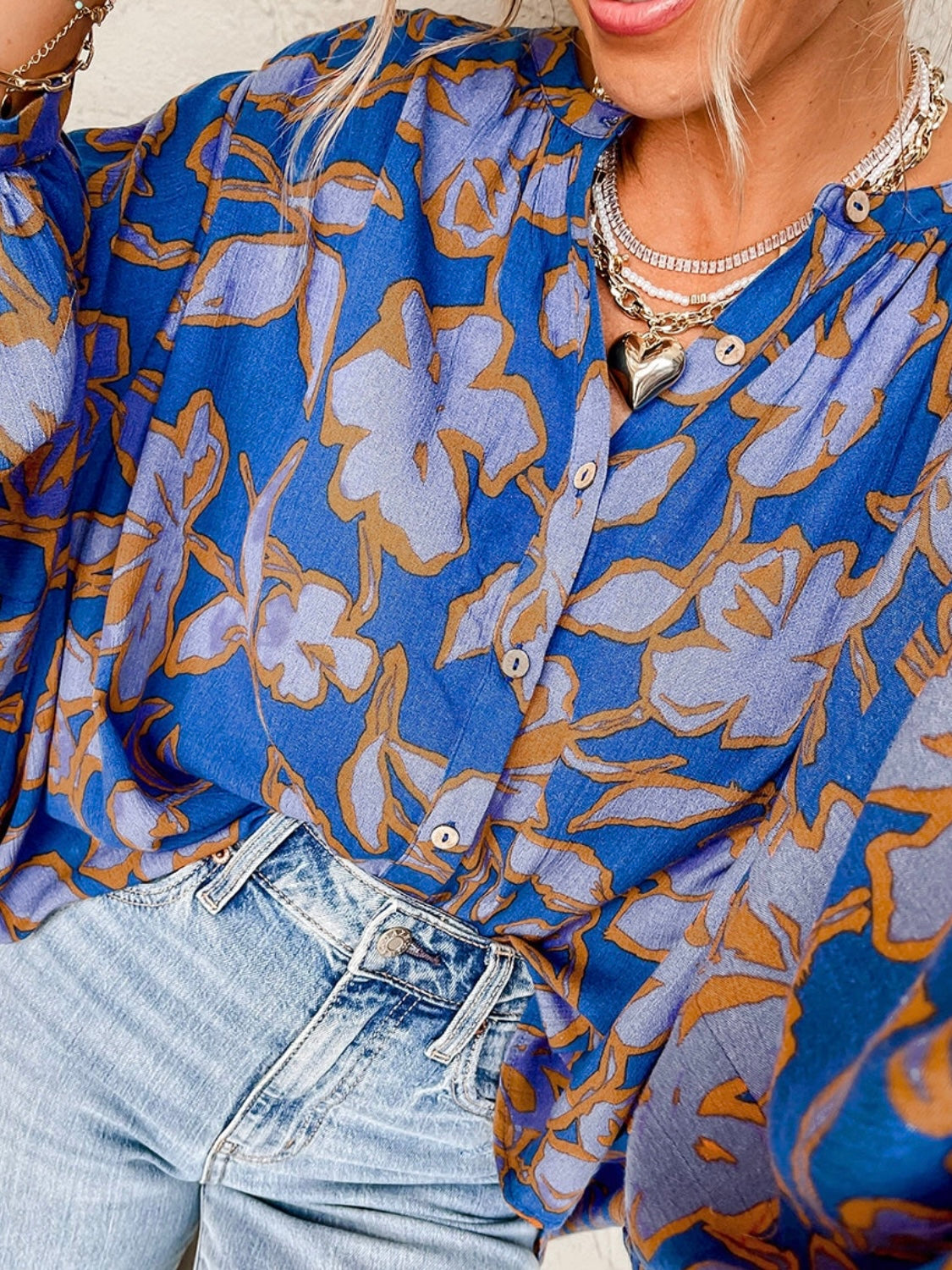 Cobalt Bloom Blouse Cobalt Bloom Blouse