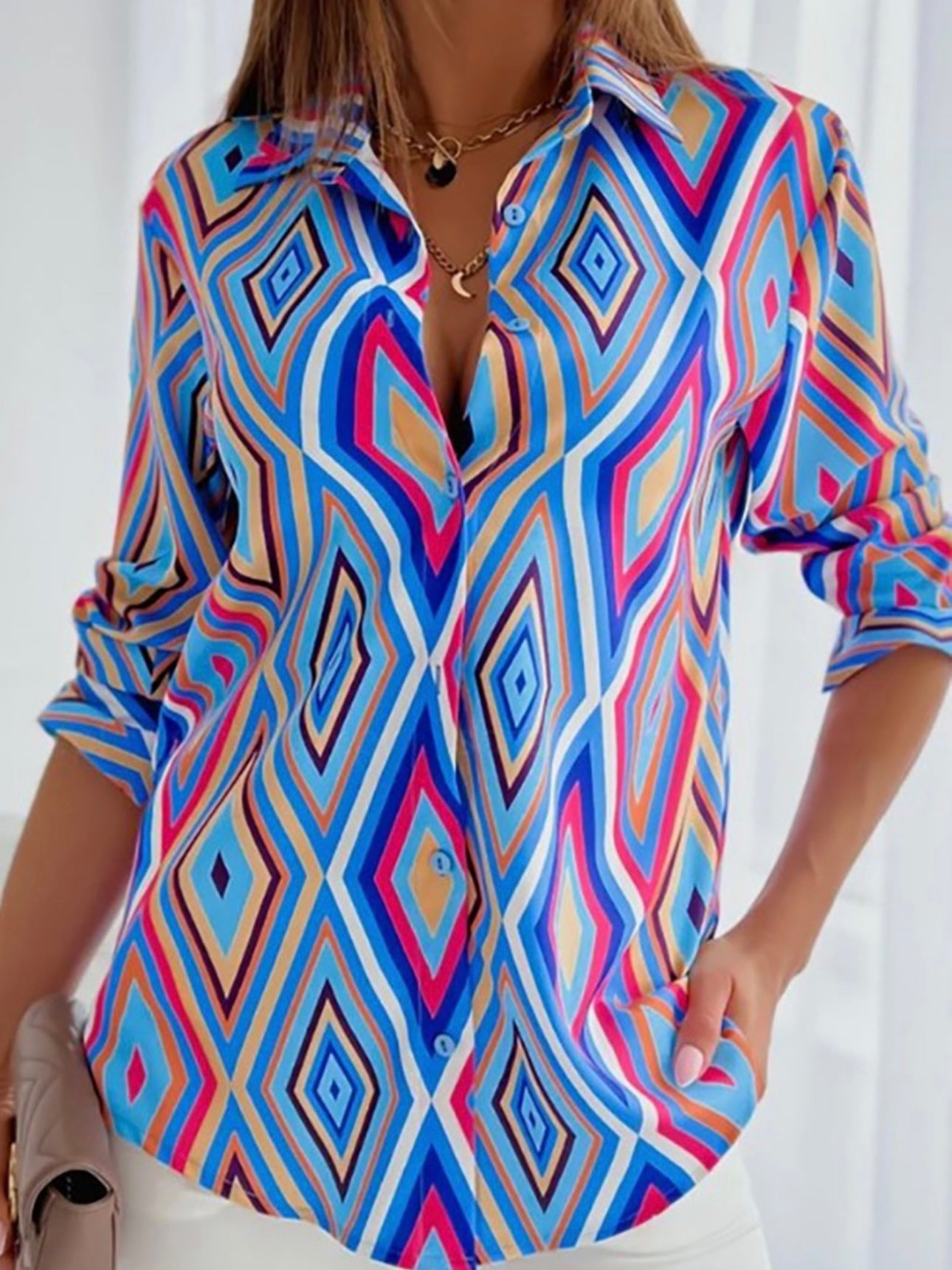 Diamond Abstract Blouse Diamond Abstract Blouse
