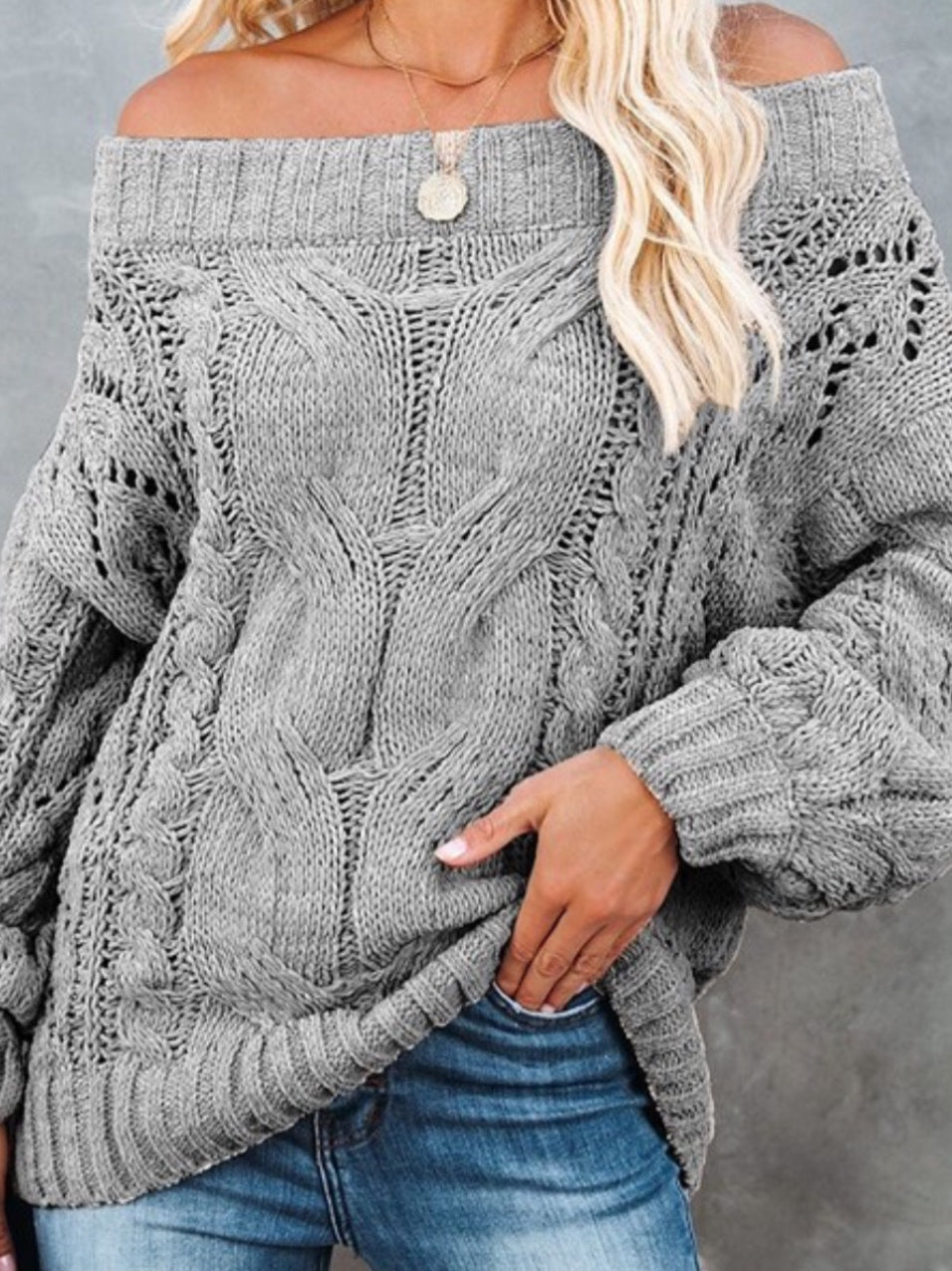Erica Off The Shoulder Sweater Erica Off The Shoulder Sweater