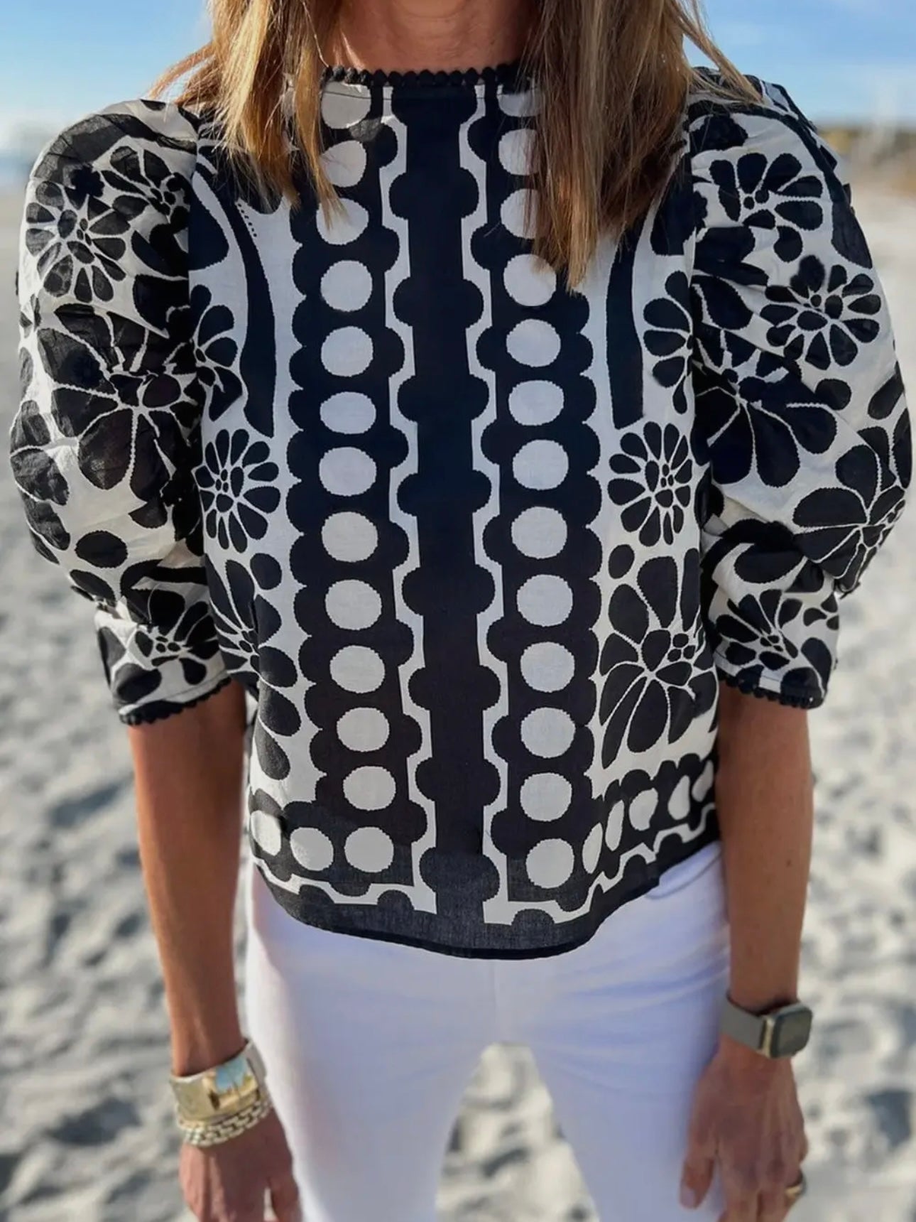 Nevaeh Puff Sleeve Top