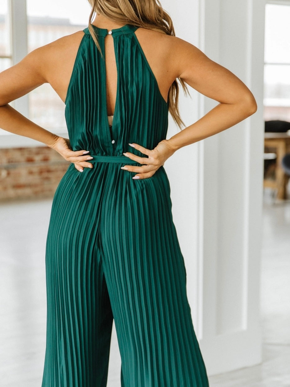 Pretty Please Pleated Jumpsuit Pretty Please Pleated Jumpsuit