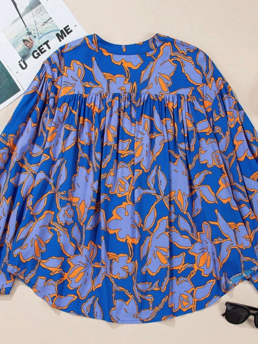 Cobalt Bloom Blouse Cobalt Bloom Blouse