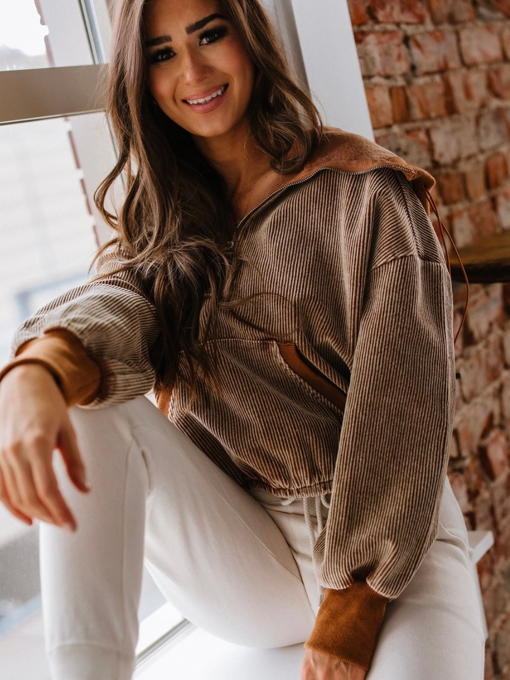 Amber Cord Hoodie