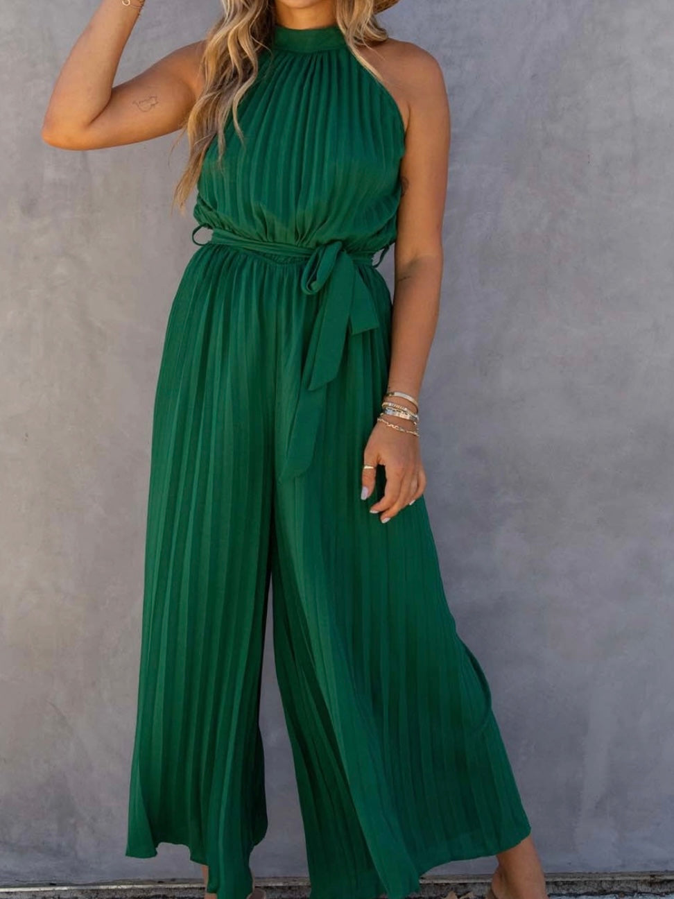 Pretty Please Pleated Jumpsuit Pretty Please Pleated Jumpsuit