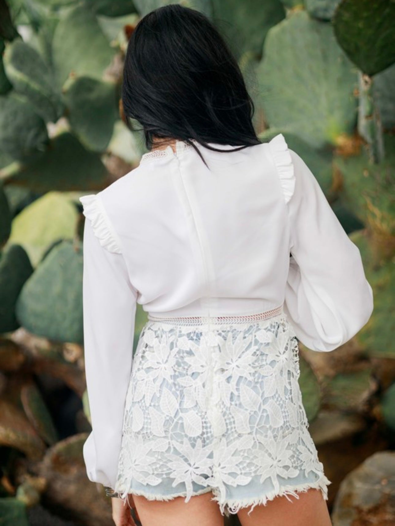 Meet In The Middle Lace Blouse