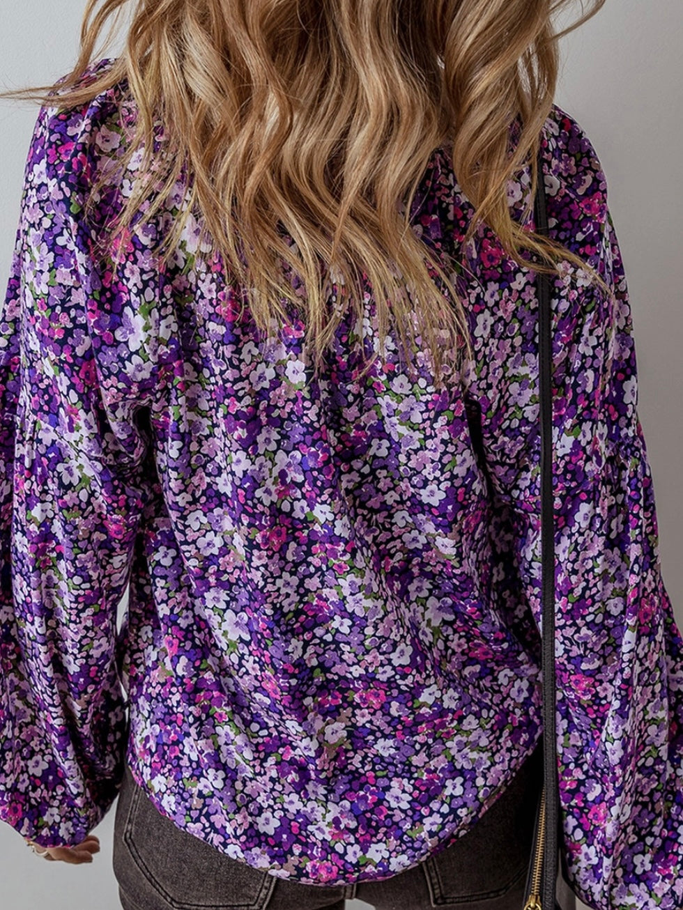Violets in Bloom Top Violets in Bloom Top
