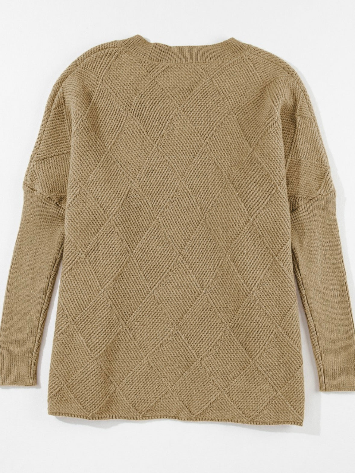 Checkered Boho Sweater Checkered Boho Sweater