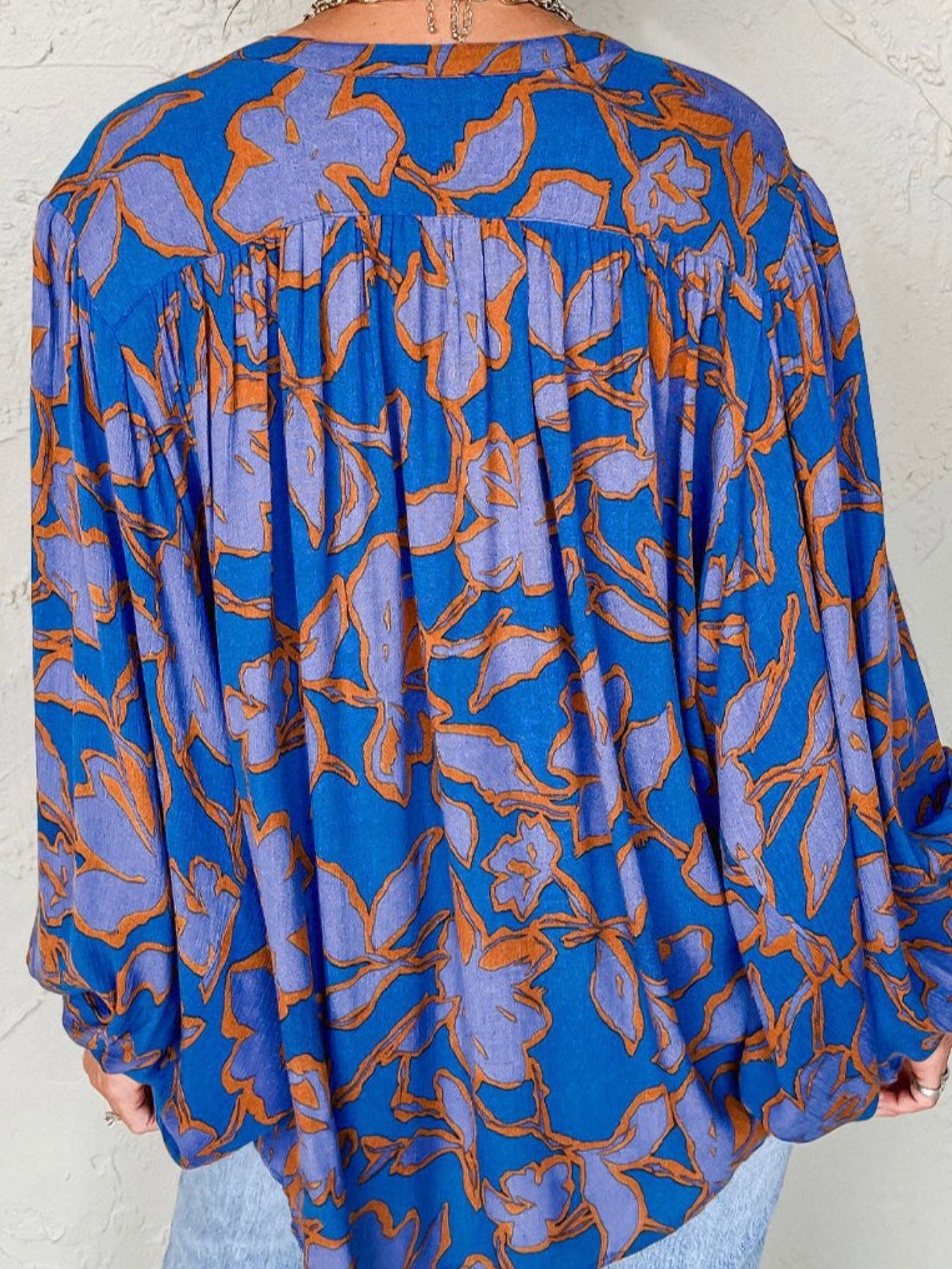 Cobalt Bloom Blouse Cobalt Bloom Blouse