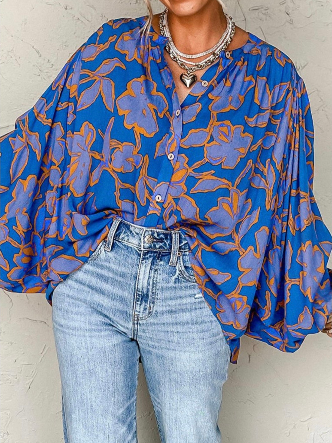 Cobalt Bloom Blouse Cobalt Bloom Blouse
