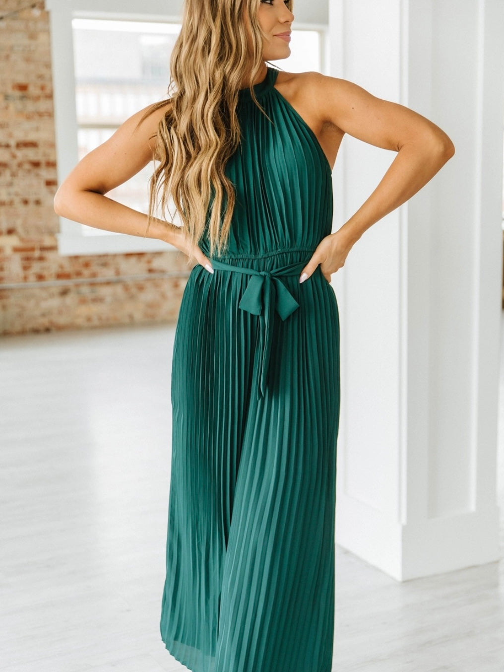 Pretty Please Pleated Jumpsuit Pretty Please Pleated Jumpsuit