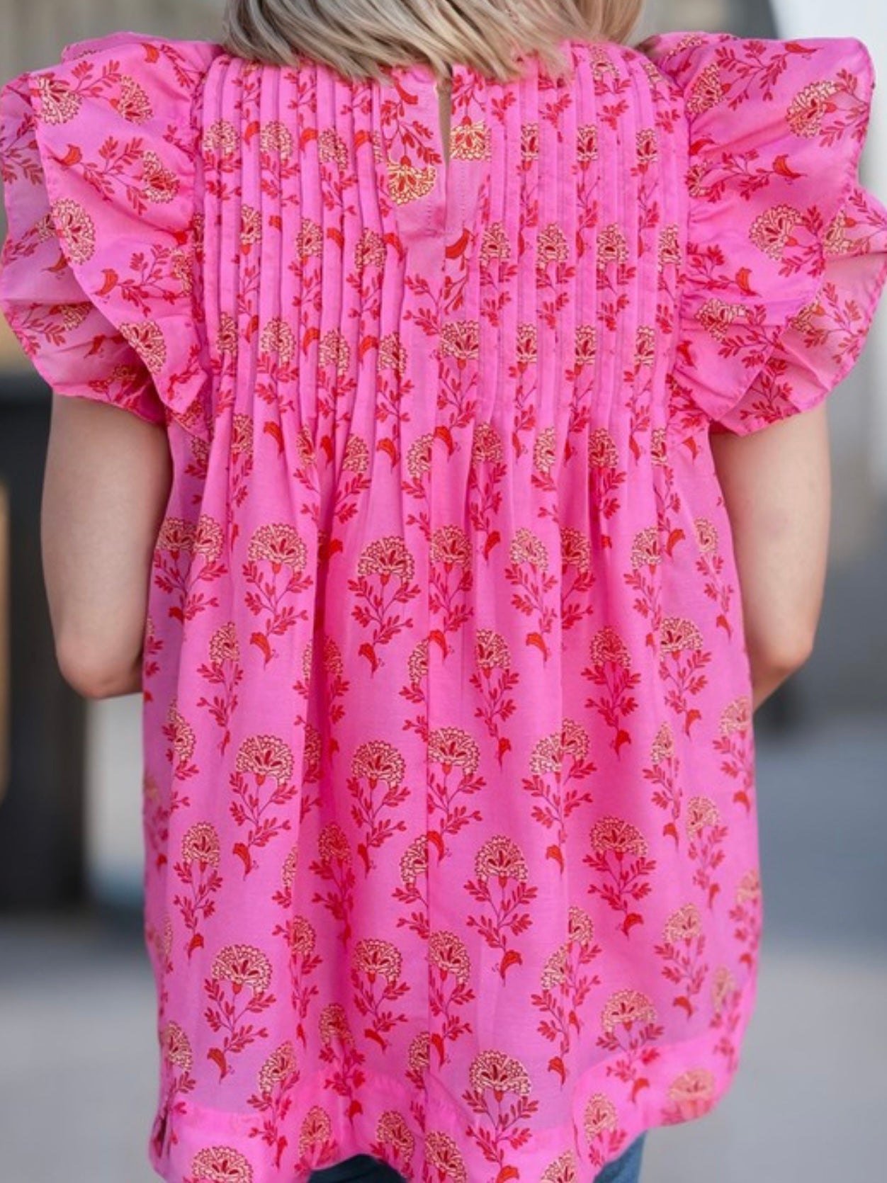 So Rosey Pink Floral Top So Rosey Pink Floral Top