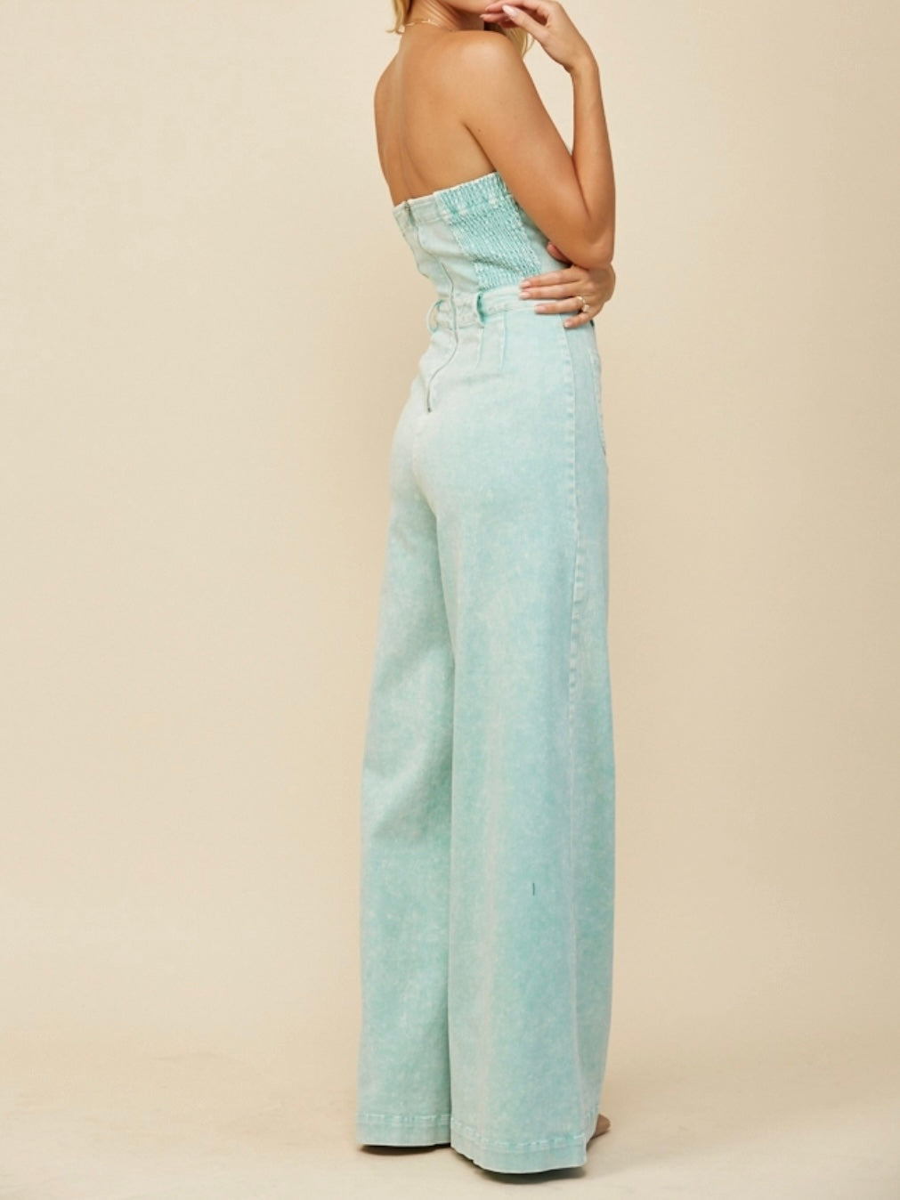 Aqua Bloom Jumpsuit Aqua Bloom Jumpsuit