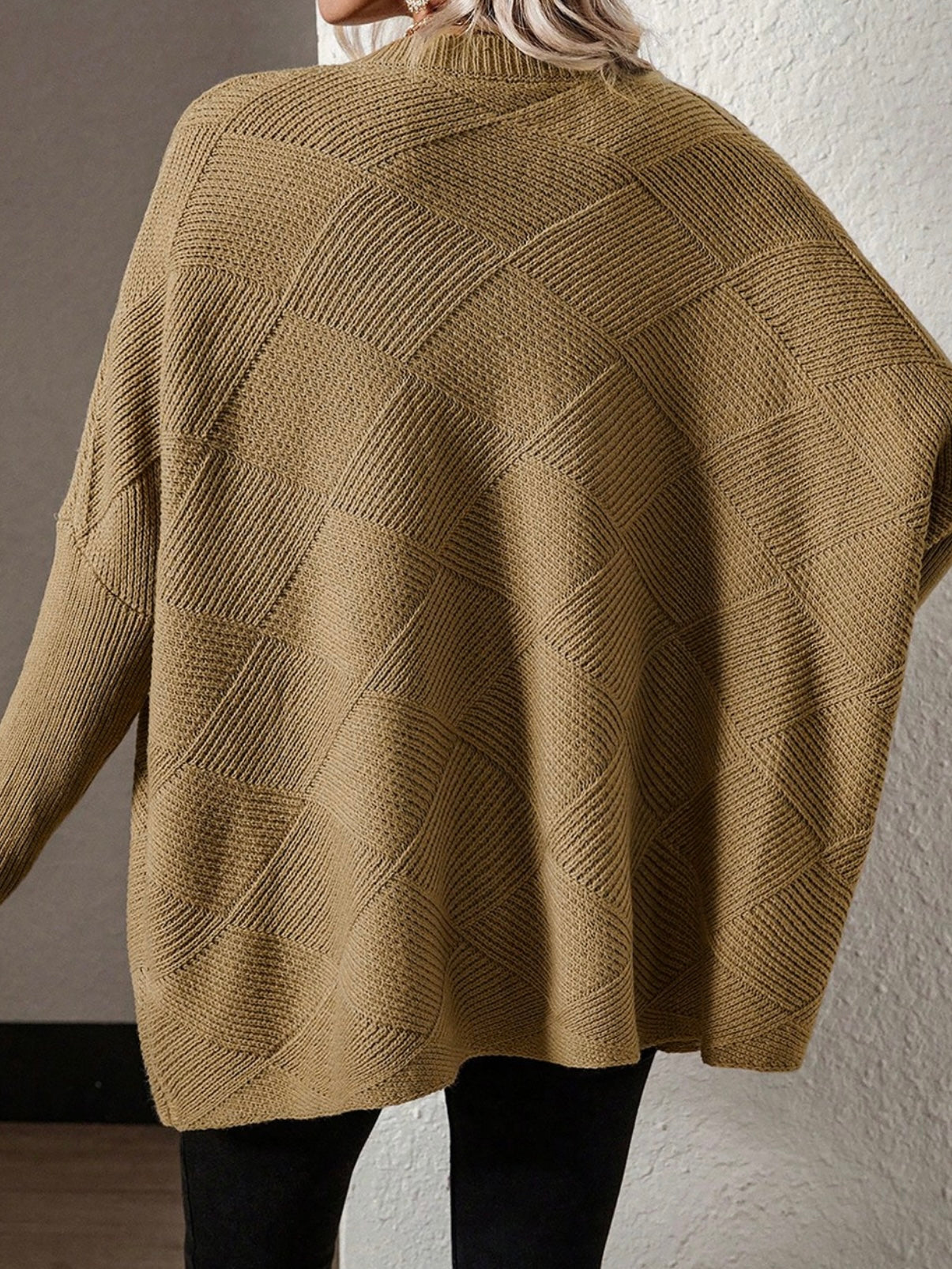 Checkered Boho Sweater Checkered Boho Sweater