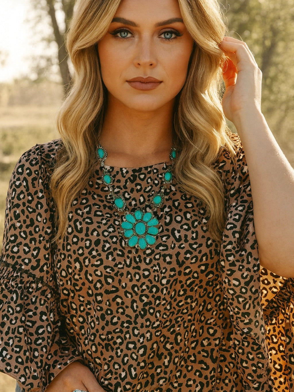Wild Whisper Bell Sleeve Top