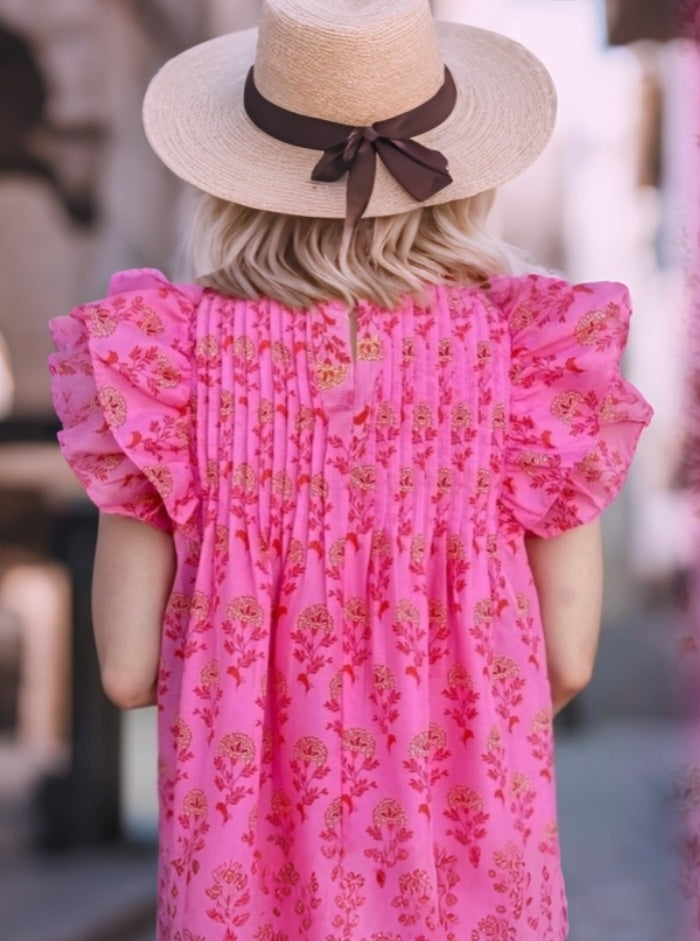 So Rosey Pink Floral Top So Rosey Pink Floral Top